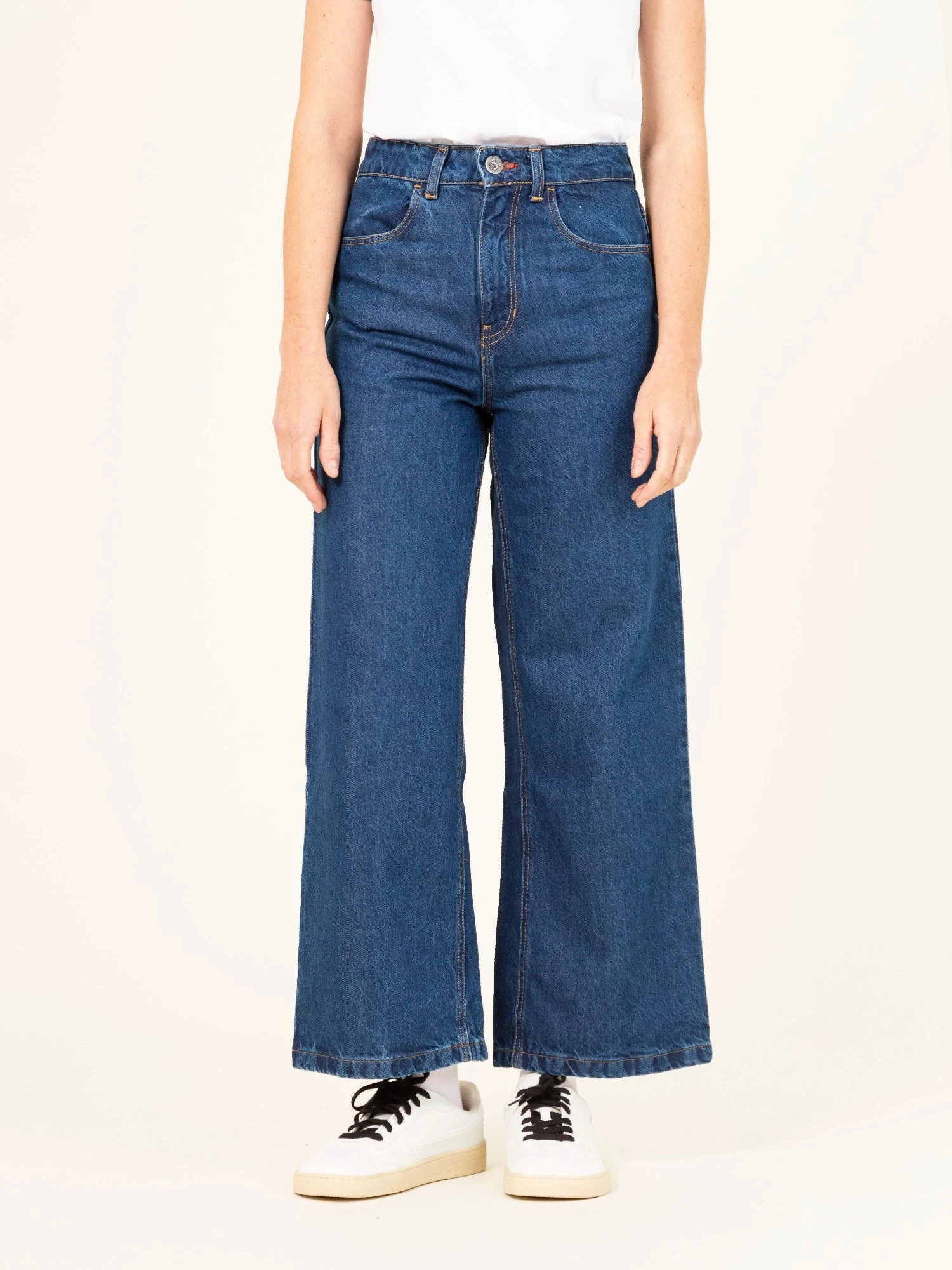 PANTALÓN VAQUERO DE MUJER CULOTTE SIMONE DRY BLUE TENCEL™ Lyocell Fibers 3 PANTALÓN VAQUERO DE MUJER CULOTTE SIMONE DRY BLUE TENCEL™ Lyocell Fibers