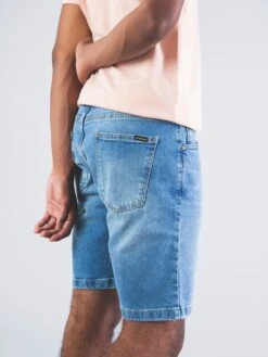 PANTALÓN CORTO VAQUERO HOMBRE JAY VINTAGE MID BLUE -Capitan Denim pantalones vaqueros azules de hombre de calidad