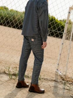 RICHIE STRIPES -Capitan Denim pantalones vaqueros azules hombre hechos en espana