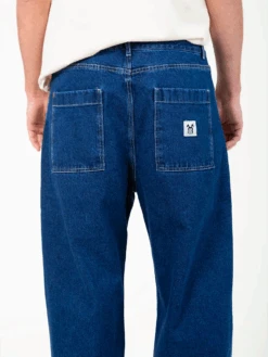 PAXTON DRY BLUE -Capitan Denim pantalones vaqueros azules oscuros de hombre jeans denim relaxed comodo hecho en espana 80f50cdc e2f7 453b 9e39 7325734e8352