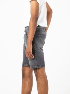 PANTALÓN VAQUERO CORTO DE HOMBRE JAY VINTAGE GREY -Capitan Denim pantalones vaqueros cortos grises de hombre hechos en espana comodos