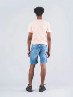 PANTALÓN CORTO VAQUERO HOMBRE JAY VINTAGE MID BLUE -Capitan Denim pantalones vaqueros cortos hechos en espana