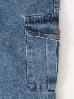 JEANS CARGO DE HOMBRE WOLF LIGHT BLUE 21 JEANS CARGO DE HOMBRE WOLF LIGHT BLUE -Capitan Denim pantalones vaqueros de hombre cargo comodo hecho en espana