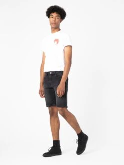 PANTALÓN VAQUERO CORTO DE HOMBRE JAY VINTAGE BLACK 14 PANTALÓN VAQUERO CORTO DE HOMBRE JAY VINTAGE BLACK -Capitan Denim pantalones vaqueros de hombre negras hechas en espana comodas sostenibles