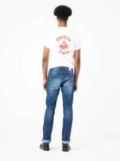 PANTALONES VAQUEROS SLIM DE HOMBRE FLAMINGO GINGER BLUE 14 PANTALONES VAQUEROS SLIM DE HOMBRE FLAMINGO GINGER BLUE -Capitan Denim pantalones vaqueros de hombre rectos hechos en espana