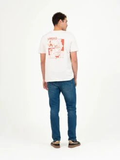 PANTALON VAQUERO SLIM DE HOMBRE FLAMINGO DIRTY BLUE -Capitan Denim pantalones vaqueros de hombre slim recto hecho en espana comodo sostenibles