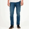 PANTALON VAQUERO SLIM DE HOMBRE FLAMINGO DIRTY BLUE -Capitan Denim pantalones vaqueros de hombre slim recto hecho en espana comodos sostenible