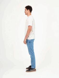 PANTALON VAQUERO SLIM DE HOMBRE FLAMINGO BRIGHT BLUE -Capitan Denim pantalones vaqueros de hombre slim recto hechos en espana comodo sostenibles