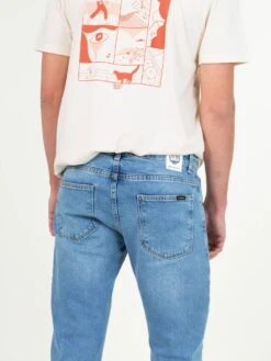 PANTALON VAQUERO SLIM DE HOMBRE FLAMINGO BRIGHT BLUE -Capitan Denim pantalones vaqueros de hombre slim recto hechos en espana comodos