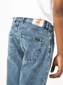 PANTALÓN VAQUERO DE HOMBRE DIXON VINTAGE MID BLUE -Capitan Denim pantalones vaqueros de hombre tapered relaxed hechos en espana