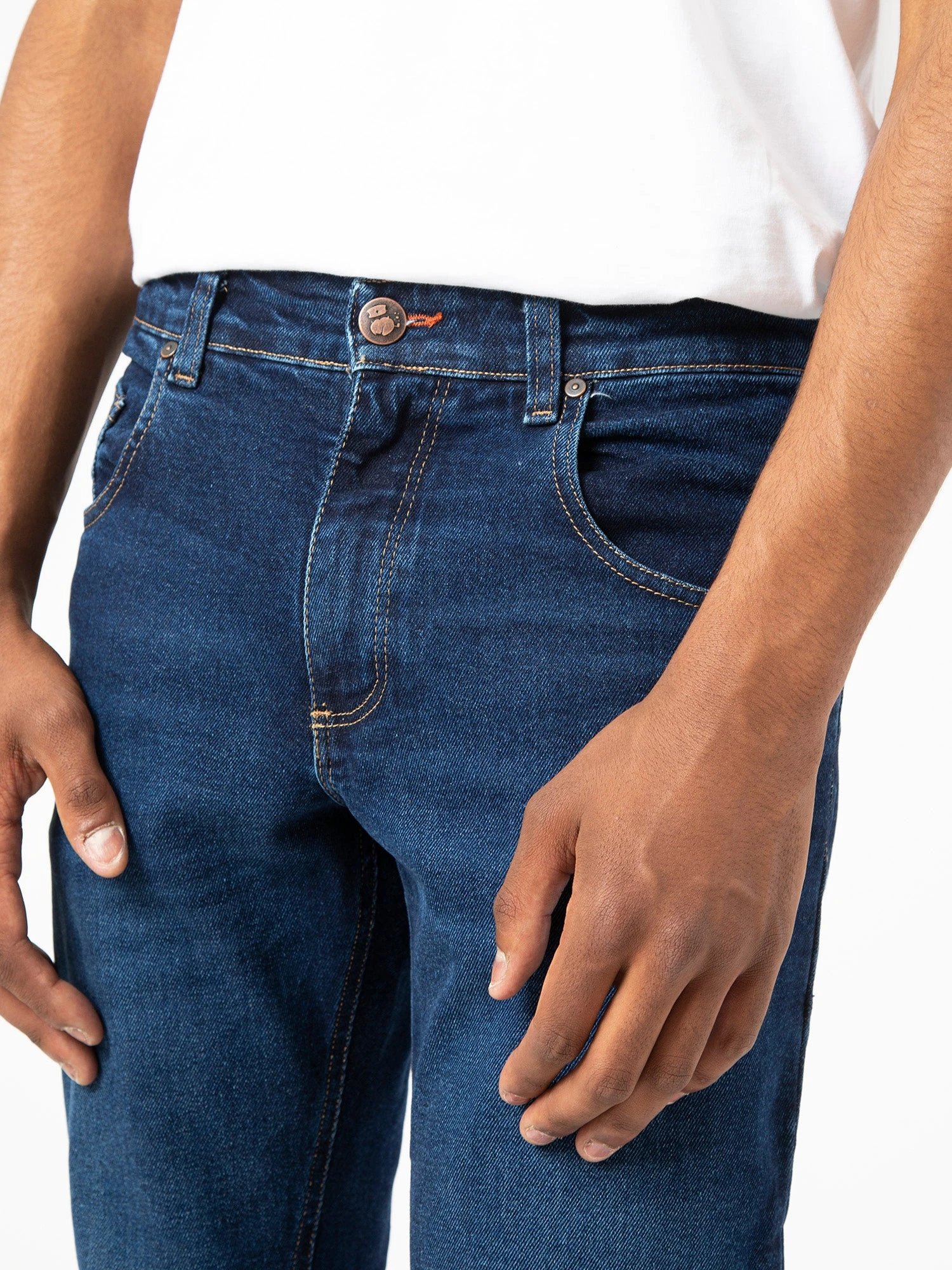 PANTALONES VAQUEROS SLIM DE HOMBRE FLAMINGO DARK BLUE 8 PANTALONES VAQUEROS SLIM DE HOMBRE FLAMINGO DARK BLUE - Imagen 6