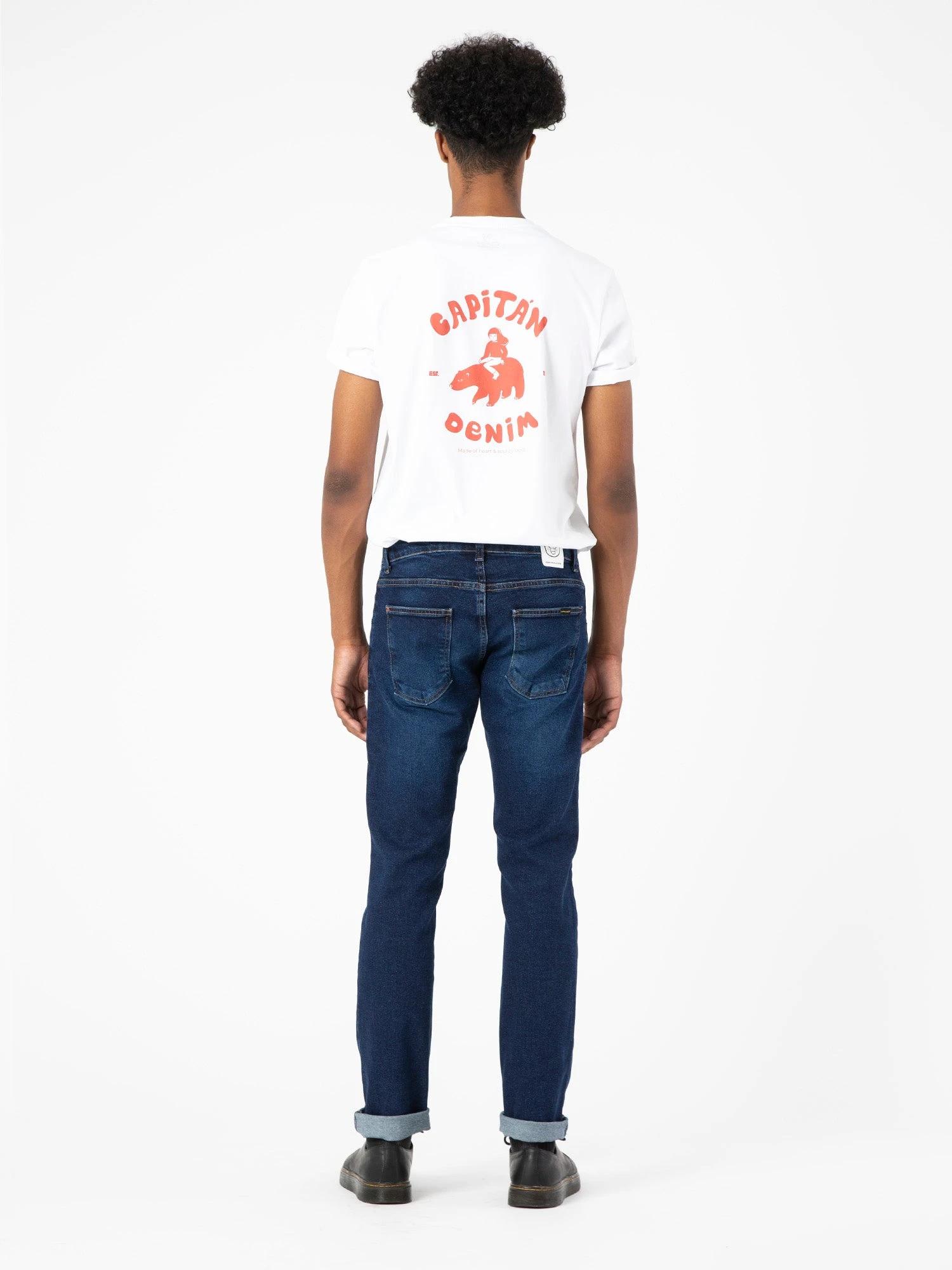 PANTALONES VAQUEROS SLIM DE HOMBRE FLAMINGO DARK BLUE 5 PANTALONES VAQUEROS SLIM DE HOMBRE FLAMINGO DARK BLUE - Imagen 3