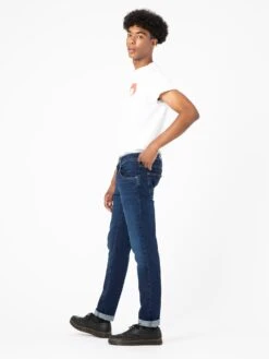 PANTALONES VAQUEROS SLIM DE HOMBRE FLAMINGO DARK BLUE 12 PANTALONES VAQUEROS SLIM DE HOMBRE FLAMINGO DARK BLUE -Capitan Denim pantalones vaqueros de hombre tapered relaxed hechos en espana f38c3a76 abfc 4ed3 b6bb a06a414440f2