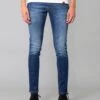 PANTALONES VAQUEROS PITILLO DE HOMBRE DUTRONC MID BLUE 2 PANTALONES VAQUEROS PITILLO DE HOMBRE DUTRONC MID BLUE -Capitan Denim pantalones vaqueros pitillos de hombre vaqueros comodos azul oscuro vintage sostenible hecho en espana skinny