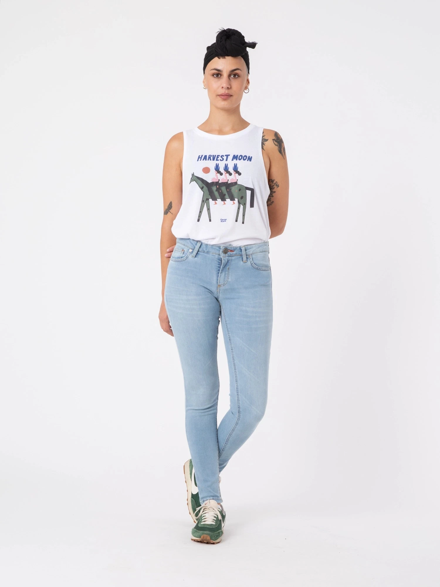 PANTALONES SKINNY DE MUJER HARDY LIGHT BLUE 4 PANTALONES SKINNY DE MUJER HARDY LIGHT BLUE - Imagen 2