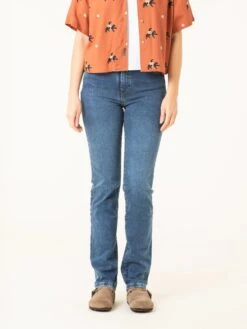 PANTALONES RECTOS DE MUJER MANITOBA MID BLUE