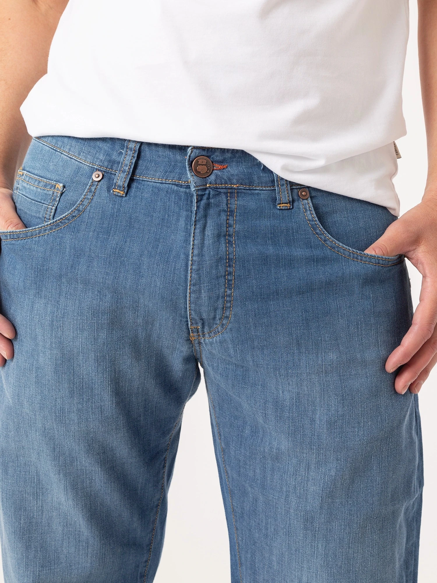 PANTALÓN VAQUERO DE HOMBRE RAY MID BLUE LIGHTWEIGHT 7 PANTALÓN VAQUERO DE HOMBRE RAY MID BLUE LIGHTWEIGHT - Imagen 5