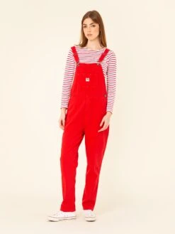 PETO DE MUJER JONES RED -Capitan Denim peto rojo de mujer