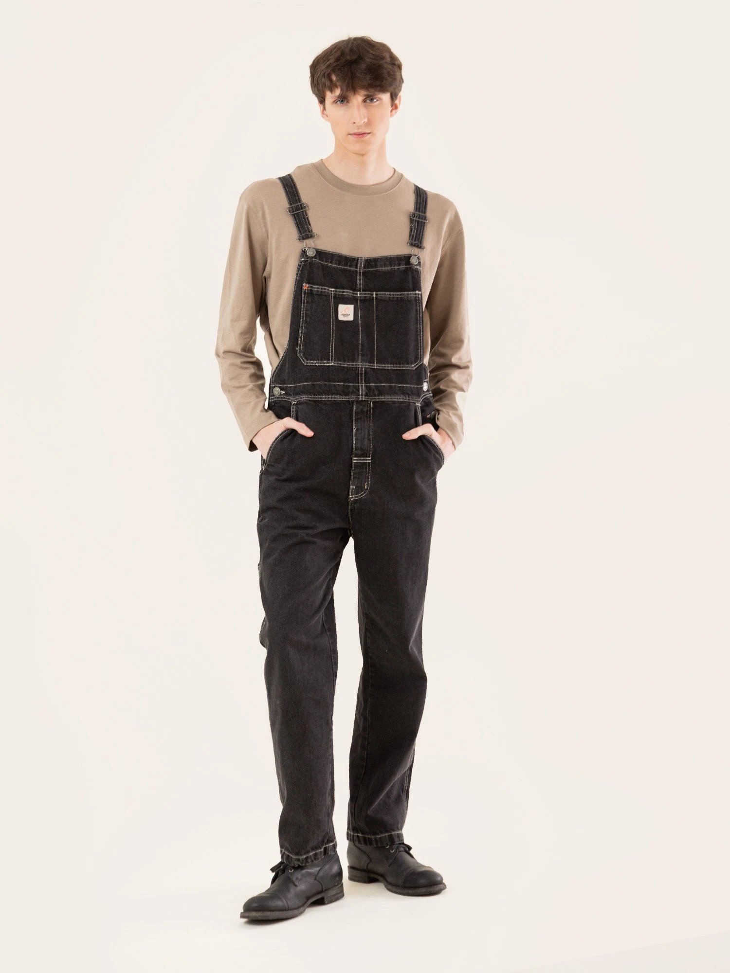 PETO VAQUERO DE HOMBRE JOHN OLD BLACK DENIM 3 PETO VAQUERO DE HOMBRE JOHN OLD BLACK DENIM