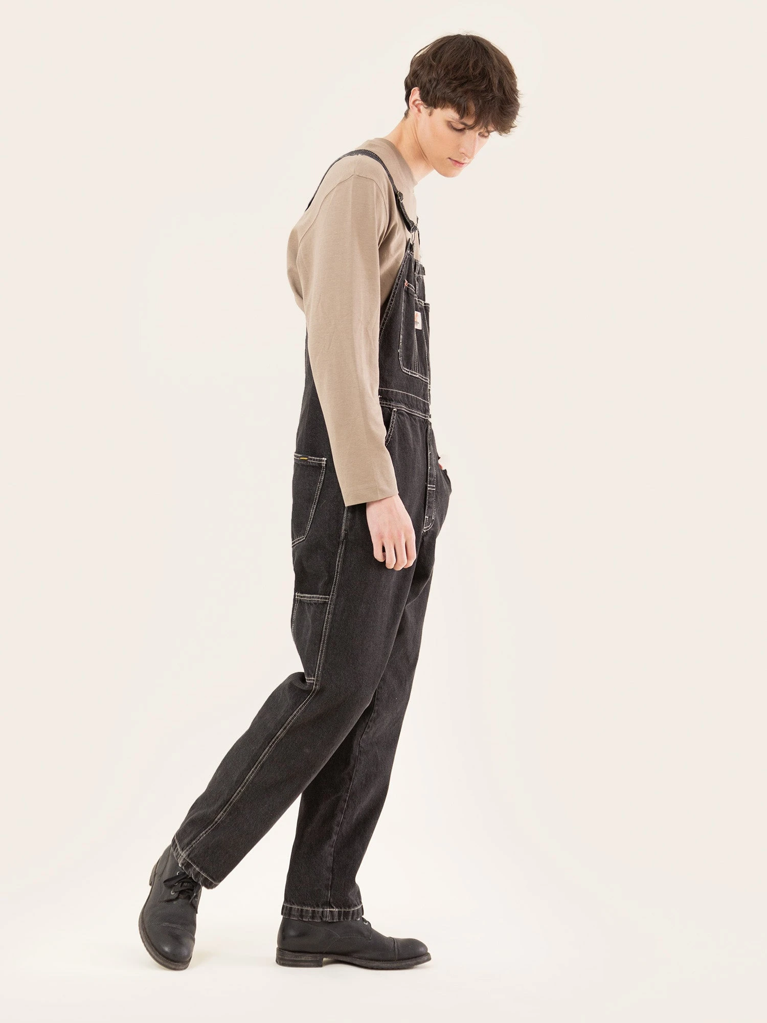 PETO VAQUERO DE HOMBRE JOHN OLD BLACK DENIM 5 PETO VAQUERO DE HOMBRE JOHN OLD BLACK DENIM - Imagen 3