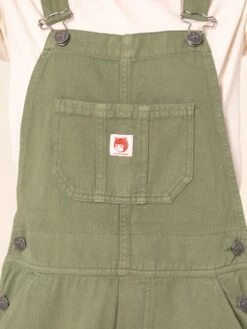 PETO DE MUJER JONES GREEN 12 PETO DE MUJER JONES GREEN -Capitan Denim petos de mujer oversize verde oscuro comodos hecho en espana