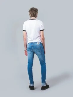 PANTALONES VAQUEROS PITILLO DE HOMBRE DUTRONC LIGHT BLUE -Capitan Denim pitillos hechos en espana