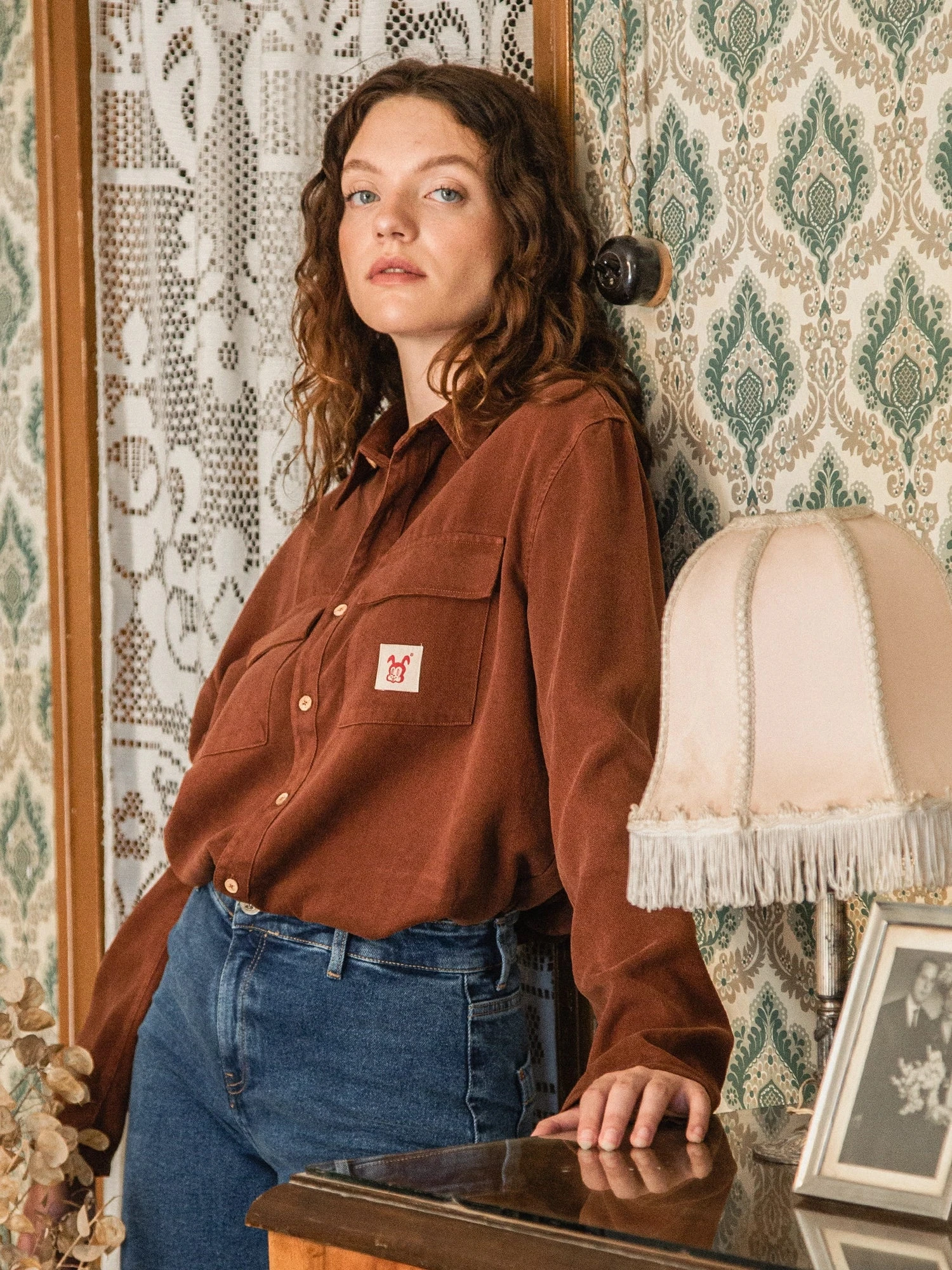 CAMISA DE MUJER DE TENCEL™ Lyocell Fibers BILLIE CHESTNUT 4 CAMISA DE MUJER DE TENCEL™ Lyocell Fibers BILLIE CHESTNUT - Imagen 2