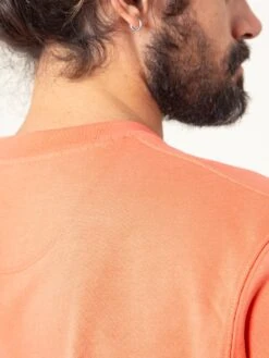 SUDADERA UNISEX ORANGE -Capitan Denim sudadera unisex de algodon naranja comoda hecha en espana sostenible estampada