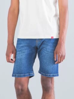 PANTALÓN CORTO VAQUERO DE HOMBRE JAY VINTAGE DARK BLUE 12 PANTALÓN CORTO VAQUERO DE HOMBRE JAY VINTAGE DARK BLUE -Capitan Denim vaqueros de hombre de calidad