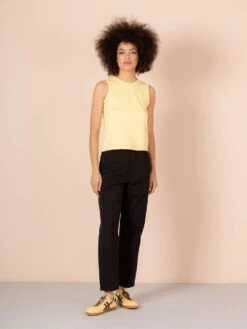 PANTALONES NEGROS MOMFIT DE MUJER TULSA VINTAGE BLACK -Capitan Denim vaqueros momfit mujer negros comodos