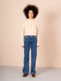 ODETTA VINTAGE MID BLUE 11 ODETTA VINTAGE MID BLUE -Capitan Denim vaqueros mujer odetta vintage mid blue flare bootcut