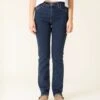 PANTALONES RECTOS DE MUJER MANITOBA ORIGINAL BLUE -Capitan Denim vaqueros rectos azules de mujer comodos hechos en espana sostenibles